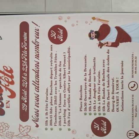 BACCHUS EN FETE DOMERAT