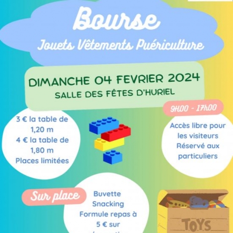 BOURSE AUX JOUETS HURIEL
