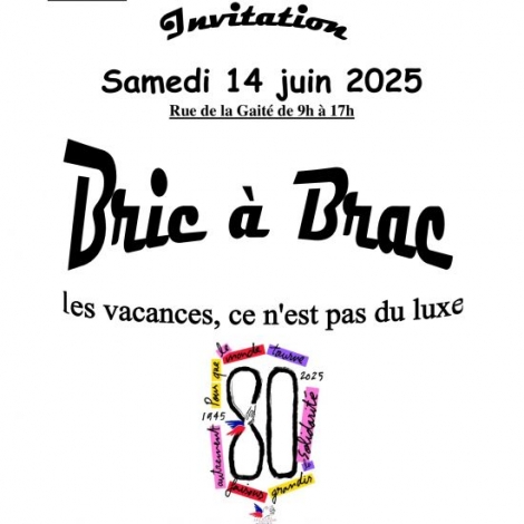 BRIC A BRAC SECOURS POPULAIRE