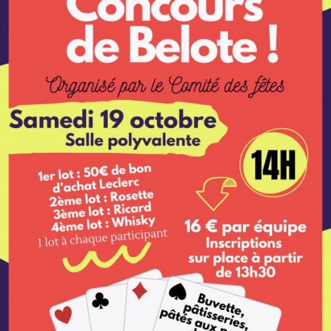CONCOURS BELOTE ST GENEST