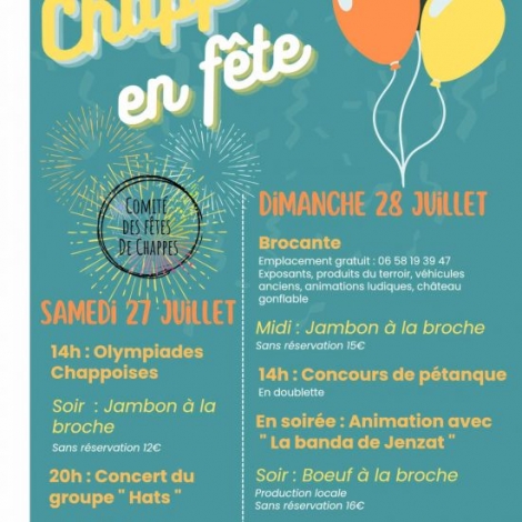 FETE PATRONALE CHAPPES