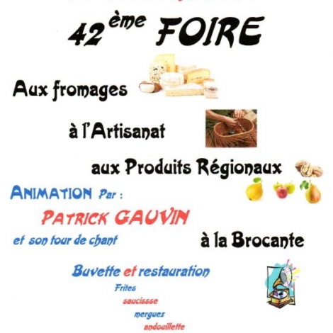 FOIRE FROMAGES ET BROCANTE DESERTINES