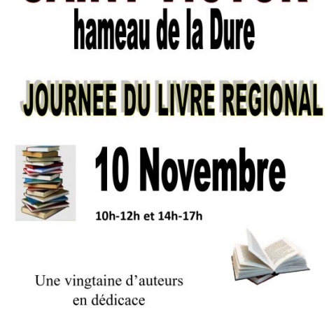 JOURNEE DU LIVRE REGIONAL ST VICTOR