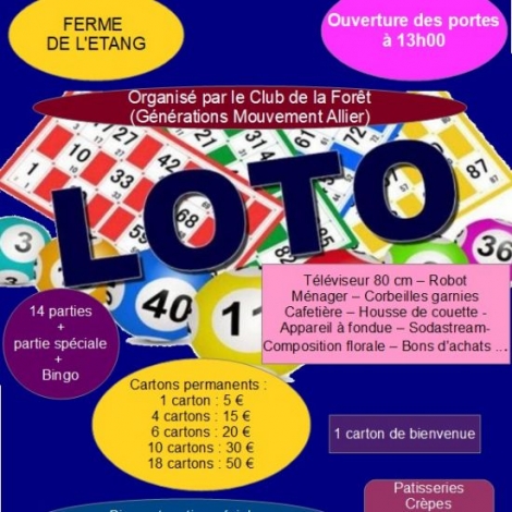 LOTO SAINT BONNET TRONCAIS