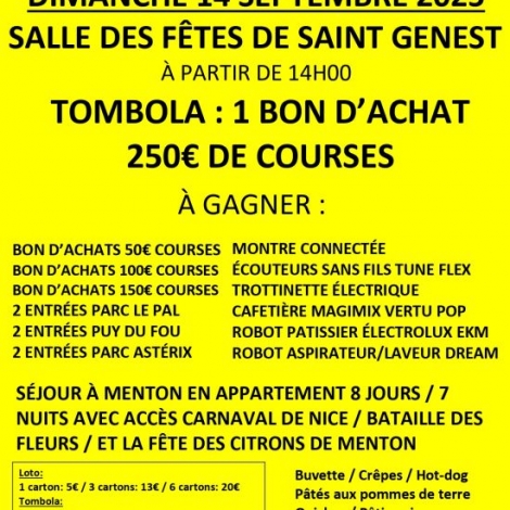LOTO ST GENEST
