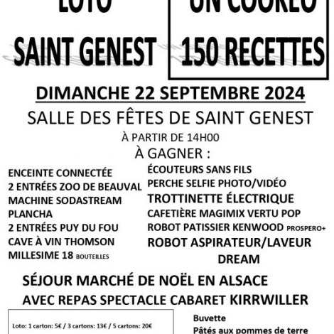 LOTO ST GENEST