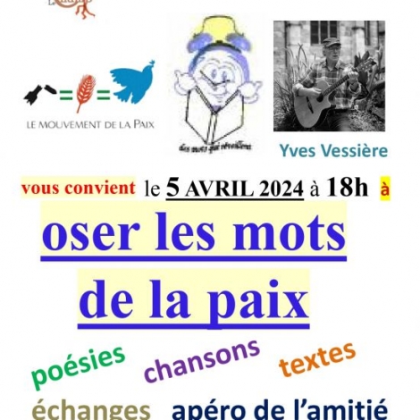 OSER LES MOTS DE LA PAIX