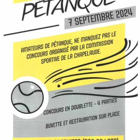 PETANQUE LA CHAPELAUDE