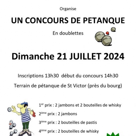 PETANQUE ST VICTOR