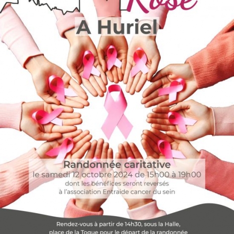 RANDONNEE HURIEL OCTOBRE ROSE