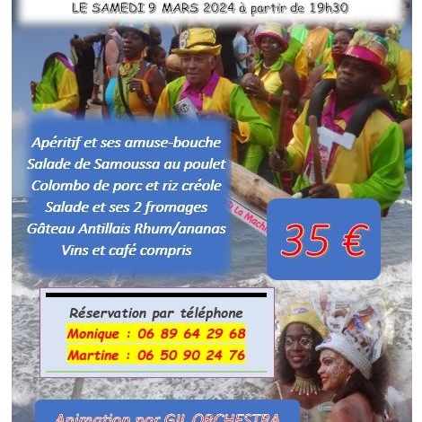 SOIREE ANTILLAISE LAVAULT