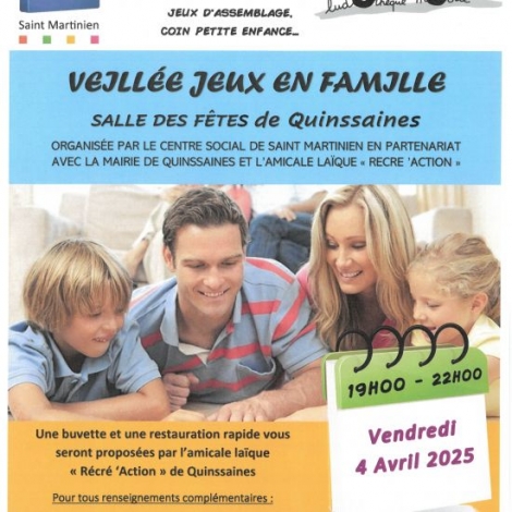 SOIREE JEUX QUINSSAINES
