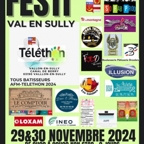TELETHON 2024 VALLON EN SULLY