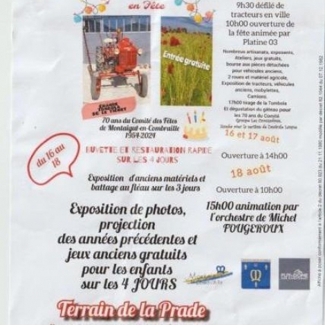 TERROIR ET VIEILLES MACHINES EN FETE MONTAIGUT