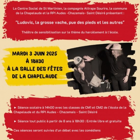 THEATRE DE SENSIBILISATION LA CHAPELAUDE