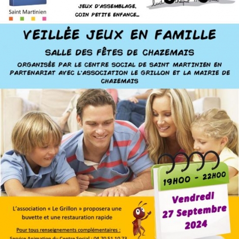 VEILLEE JEUX CHAZEMAIS