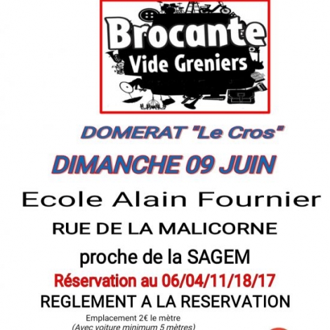 VIDE GRENIER DOMERAT