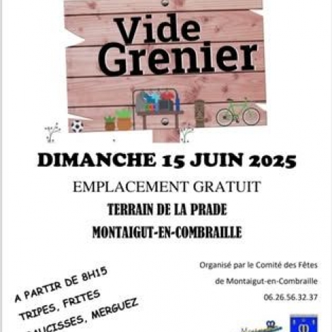 VIDE GRENIER MONTAIGUT EN COMBRAILLES
