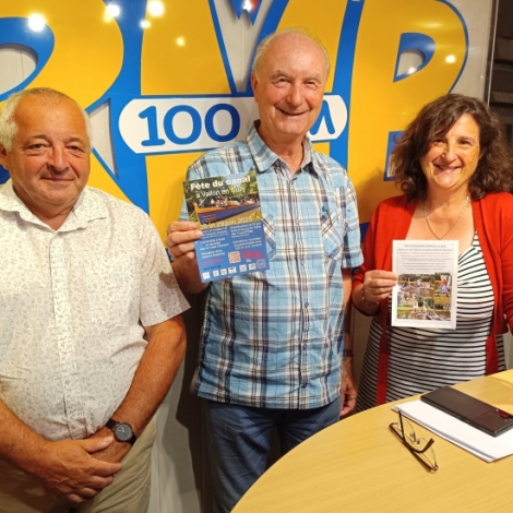 Alain Gourbet, Guilne Charreyre et Rmy Fiaux nous prsentent la Fte du Canal qui a lieu ce week-end des 28 et 29 juin  Vallon-en-Sully
