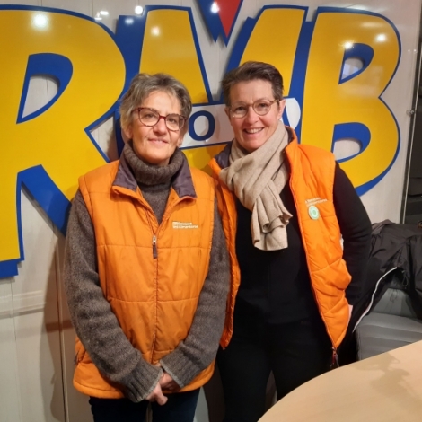 Blandine Gaud et Catherine Feniet de la Banque Alimentaire de Montluon
