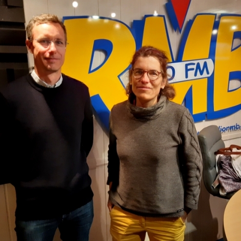 Brigitte Berdugo et Jrme Bardenet de Cyclopde pour les balades organises entre Montluon et Lavault-Ste-Anne dans le cadre de 