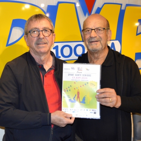 Bruno Bouriquat et Jol Allaire pour le Forum Sport Sante Sniors du 13 juin  Montluon