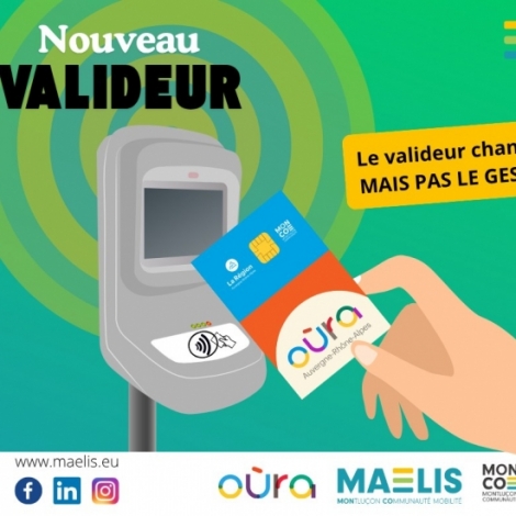 Changement de billettique sur le Rseau Maelis de Montluon Communaut