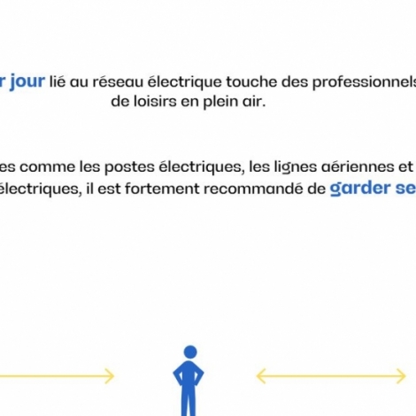 Enedis sensibilise sur les risques lectriques et a mis en place une application pour tenter d'viter les accidents