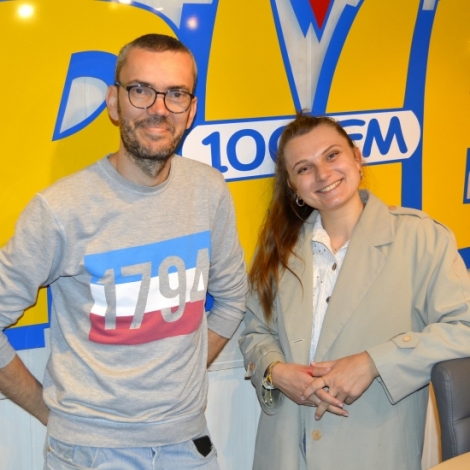 Eugnie Pailleret et Quentin Lagriffoul de la Communaut de communes du Val de Cher pour une balade  vlo et une visite du Muse du Canal de Berry