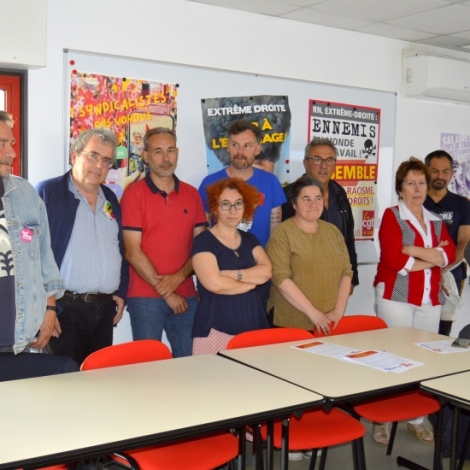 Front commun des syndicats de l'Allier contre le Rassemblement National pour les lgislatives