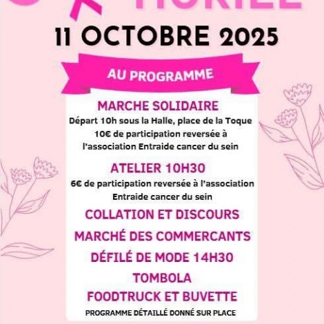 Huriel active son mode solidaire pour Octobre Rose ce samedi 11 octobre