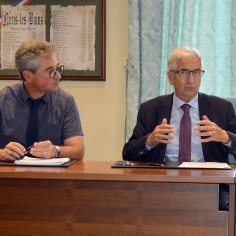 L'actu  Nris-les-Bains entre le maire Alain Chapy qui ne se reprsentera pas et la vidange force de l'tang de Couranauron