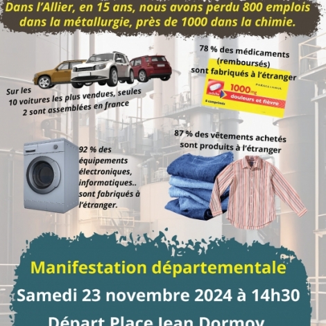 La CGT tire la sonnette d'alarme face aux difficults dans de nombreuses entreprises bourbonnaises