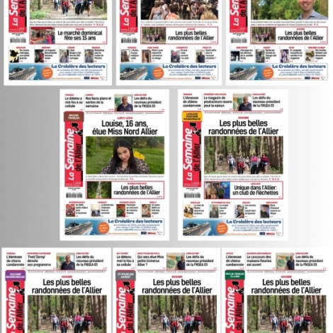 La grande braderie de Montluon, la situation des AED, et un rle de l'ombre au tribunal : c'est  la Une de La Semaine de l'Allier de ce 30 avril
