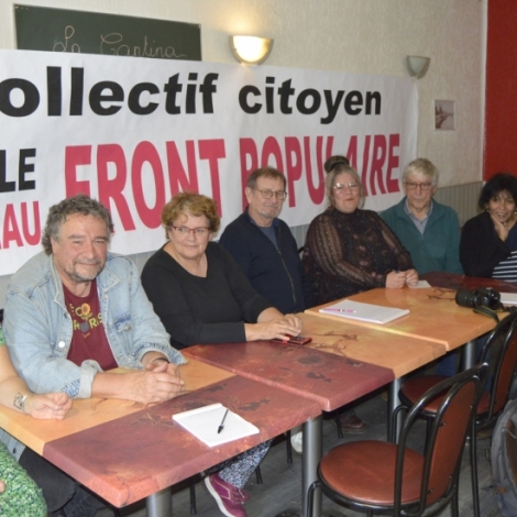 Le Collectif Citoyen pour le Nouveau Front Populaire a t lanc sur Montluon pour faire vivre le programme et impliquer la population
