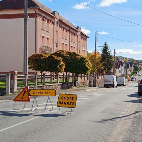 Le chantier au long cours de l'avenue du prsident Auriol en dbat au conseil municipal de Montluon