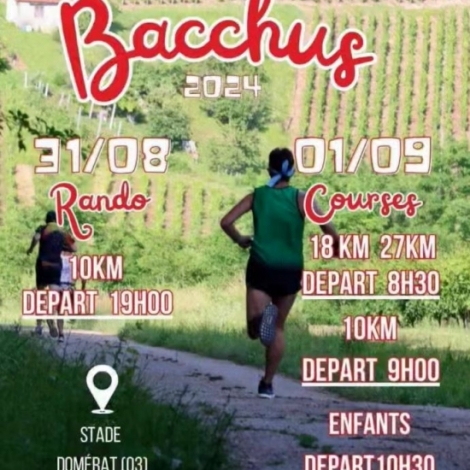 Les Sentiers de Bacchus ont lieu ce week-end  Domrat