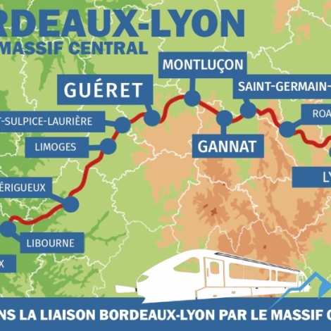 Les lus de Montluon Communaut ont vot une motion pour le retour d'un train Bordeaux-Lyon via le Massif Central