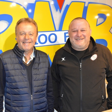 Les prsidents du Rugby Club de Vaux et du club de football l'US Lignerolles/Lavault-Ste-Anne/Prmilhat Dominique Champ et Christian Berger