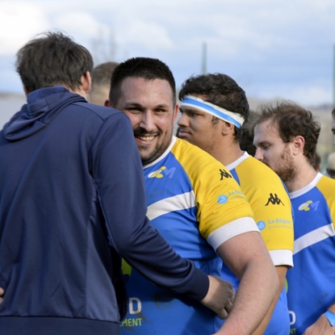 Les rugbymen de l'OCM ont enfin battu leur bte noire Guret ce dimanche 23 mars  la Loue, score final 17  13.