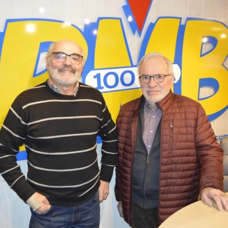 Robert Limoges et Jean-Yves Rouleau pour le Tlthon  Chamblet et dans les communes voisines