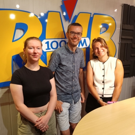 Sarah Renaudin, Eugnie Pailleret et Quentin Lagriffoul du Val de Cher pour le festival Remp'Arts 2025